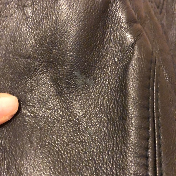 Cute women’s leather moto jacket. EUC, worn once - Picture 8 of 8